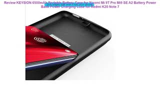 Review KEYSION 6500mAh Portable Battery Case for Xiaomi Mi 9T Pro Mi9 screenshot 5