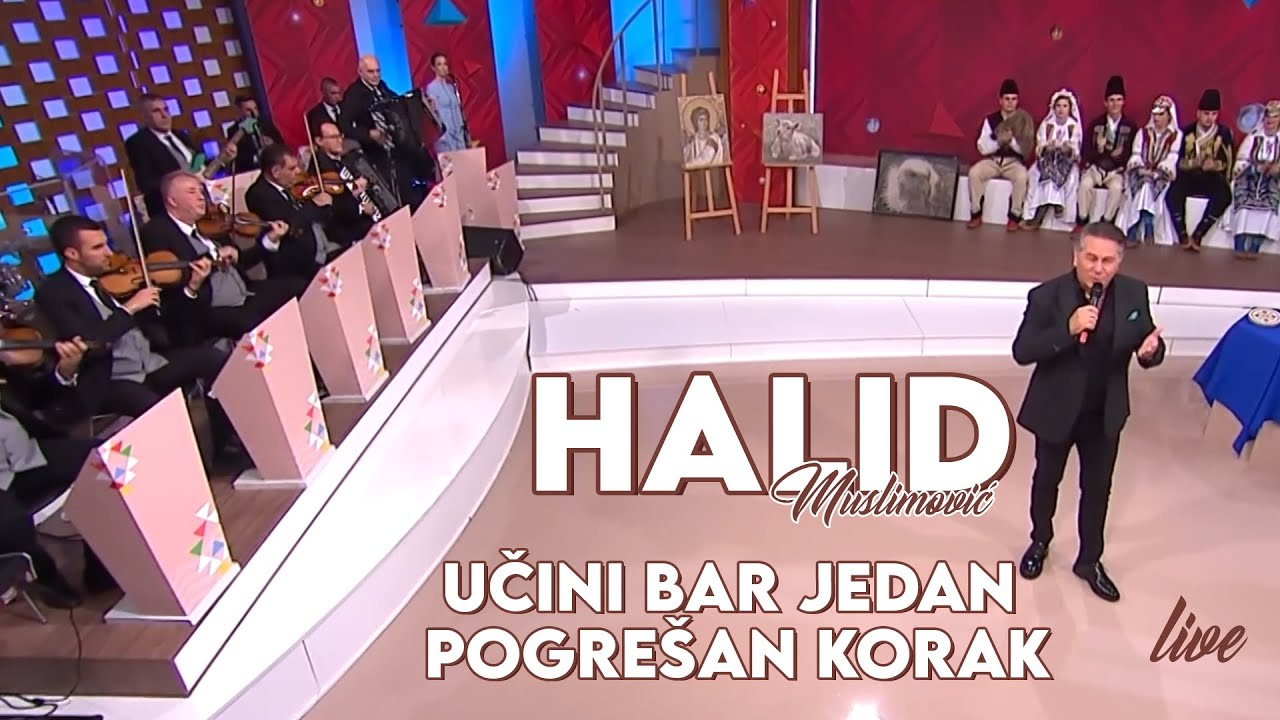 Halid Muslimović - Učini bar jedan pogrešan korak - (live) - TV RTS  ( Šarenica 2025 ) HD