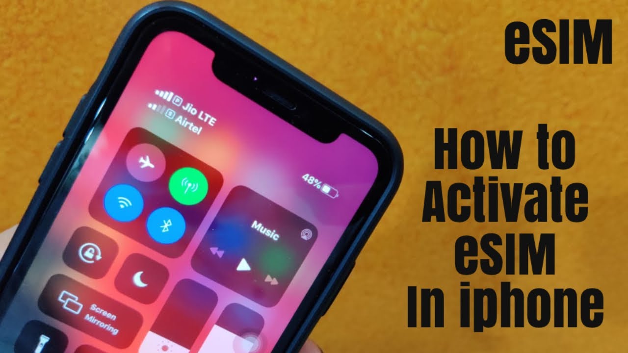 How to Activate eSIM in iPhone 11, 11pro and x, xs - YouTube