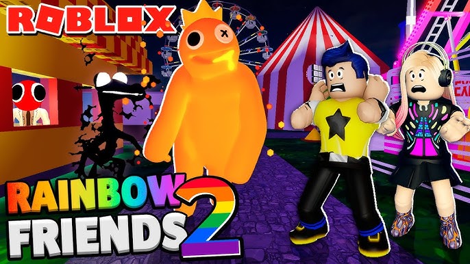 😱 Tentando Zerar o RAINBOW FRIENDS Capítulo 2 do Roblox 