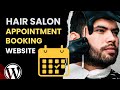 Make Appointment Booking Website For Hair Salon Using WordPress | Hair Salon Website