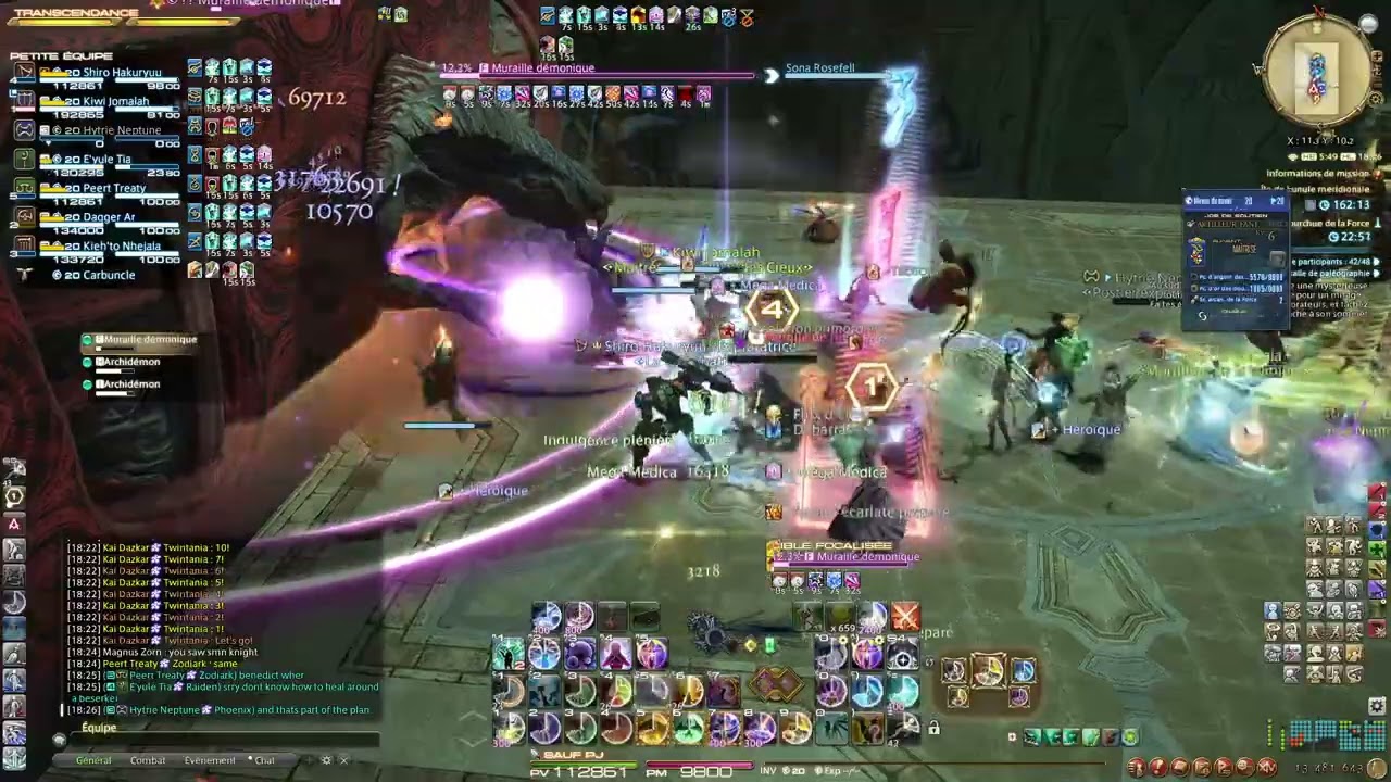 Tour fourchue en mode yolo sur FFXIV - YouTube