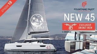 Fountaine Pajot Elba New 45 Catamaran Tour w/ Commentary + Drone