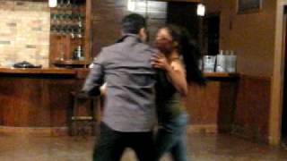 Crystal Verver & Christian Villalobos At Cuba Libre Salsa
