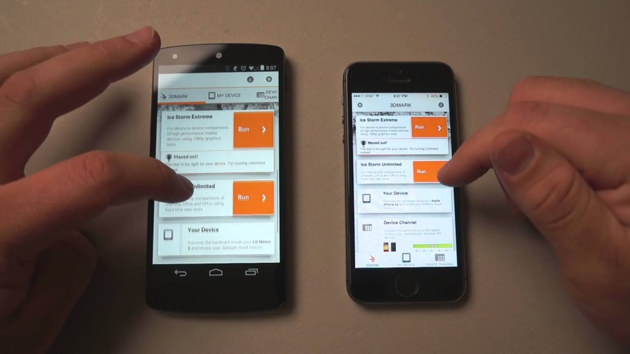 Nexus 5 vs iphone 5s