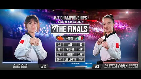105 W-49kg F GUO Qing CHN  vs  SOUZA Daniela paola...