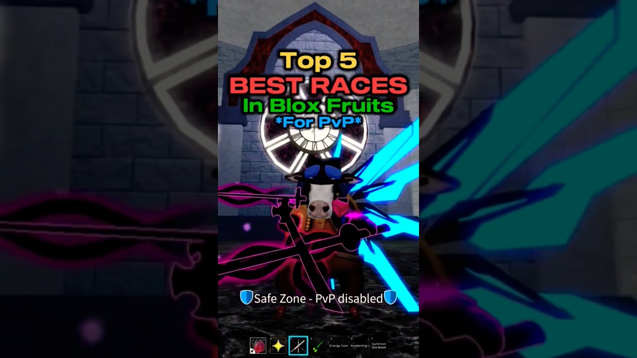 Top 5 Best Races in Blox Fruits for PvP (Update 27) 🔥😈 | 