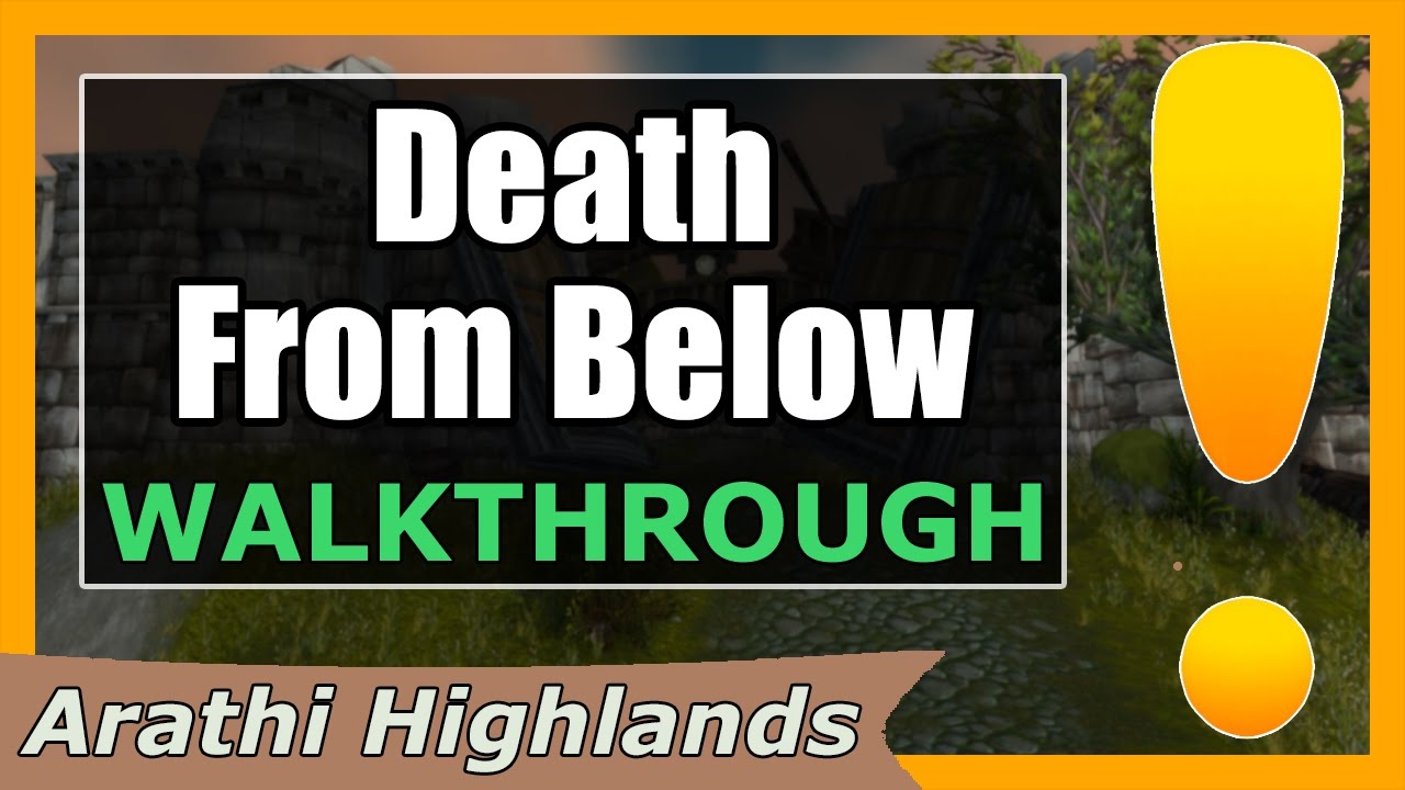Death From Below | WoW Arathi Highlands Quest Guide
