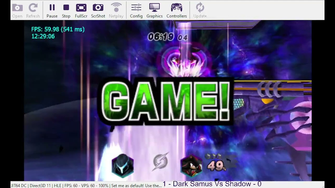 Level 9 CPU PMEX Remix Tournament: Dark Samus Vs Shadow