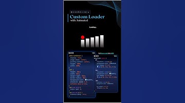 Custom loader create uaing html css javascript ! 🚀 #htmlcssjs #ReactJS  #css #javascript #loader