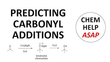 predicting carbonyl addition reaction products