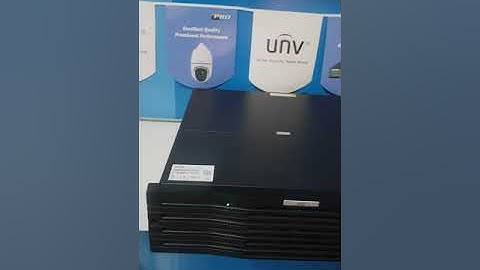 Uniview - VMS alarm to video wall / black screen technology