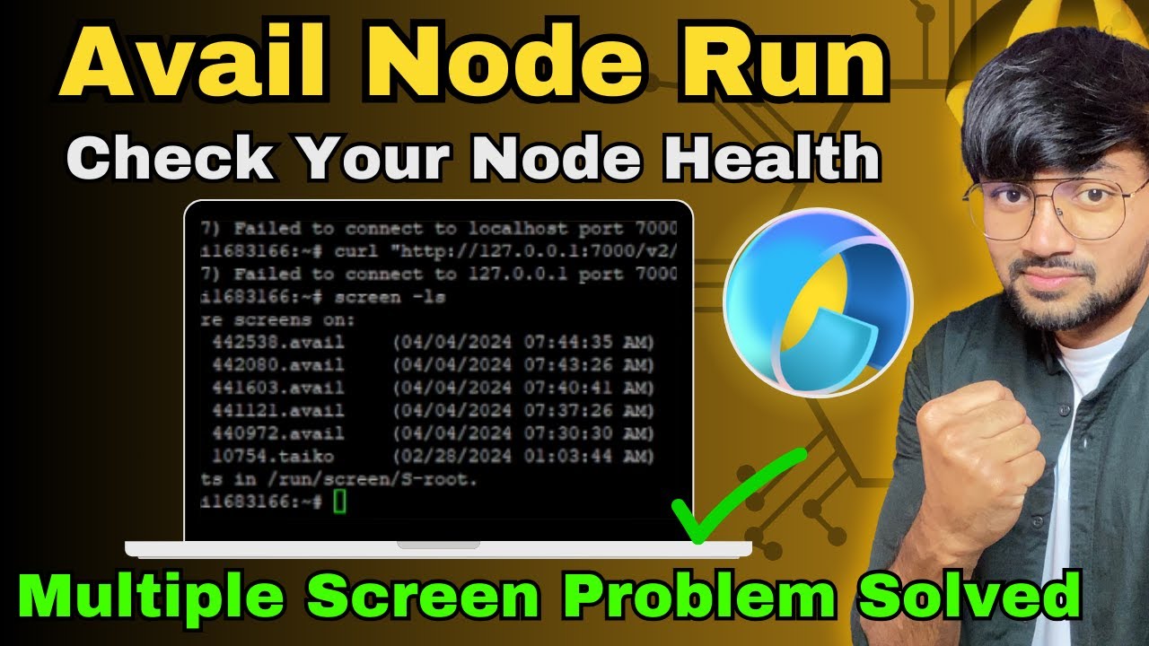 Avail Light Node Check if its working or not also Multiple Screen ...
