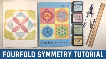 How To Draw 4-Fold Symmetry | Waldorf Geometry Tutorial