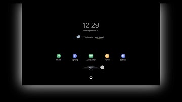 The main interface of Vercon smart bathroom mirror | A "How To Use" video series by Vercon