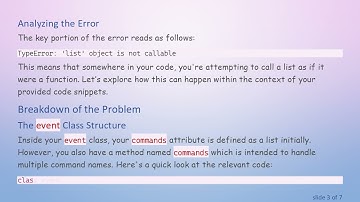 Understanding and Fixing TypeError: 