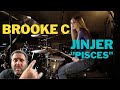 Drummer reacts to Brooke C - JINJER &quot;Pisces&quot; (Drum Cover)