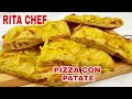 PIZZA IN TEGLIA CON PATATE di RITA CHEF | PIZZA WITH POTATOES HOMEMADE  | PIZZA AUX POMMES DE TERRE.