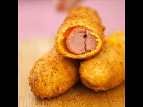 COMO FAZER HOTDOG COREANO 핫도그 - RECEITA, COREANOS MIB