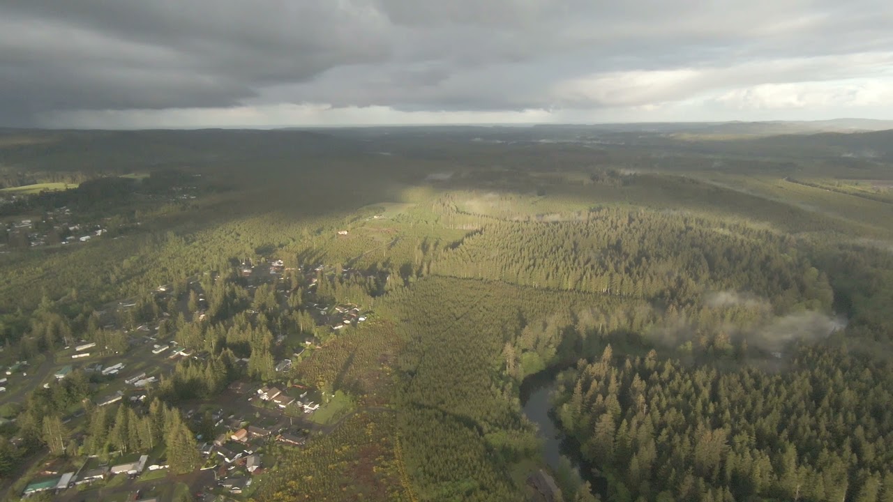 Morning flight around Forks Wa. YouTube