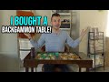 Checking Out a 1960s Backgammon Table + Beautiful Gammon Village Checkers and Cups