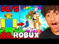$0 to $1 TRILLION NO ROBUX RACE in Steal A Brainrot