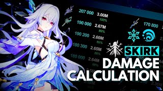 Skirk C0 - Damage Calculation, Weapon & Artifact Comparison