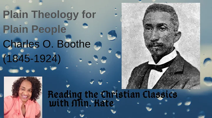 Charles O. Boothe Afro American Theologian Pastor