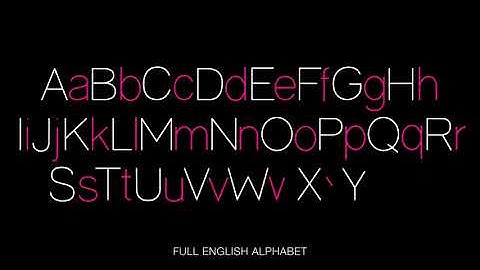 Template Animatic Animated Typeface [After Effect CS5.5 or High]