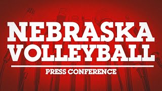🎙️ NCAA Tournament 1st Round Media Availability | Nebraska Volleyball