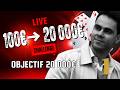 JOUR 15 — Reprise après 3 jours off | Gros swings en 20€ | Challenge 100€ → 20 000€