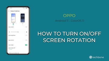 How to Turn On/Off Screen Rotation - Oppo [Android 11 - ColorOS 11]