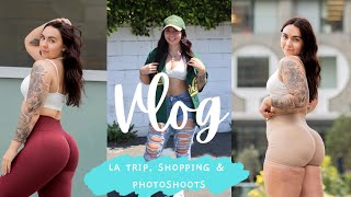 VLOG: LA PHOTOSHOOTS (RAWGEAR & TITAN) TRY ON + SHOPPING!!!