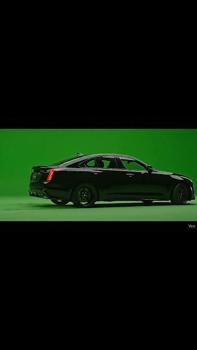 Cadillac CT5-V Blackwing Green screen video #luxury #cars #vfx #chromakey #cgi #shorts