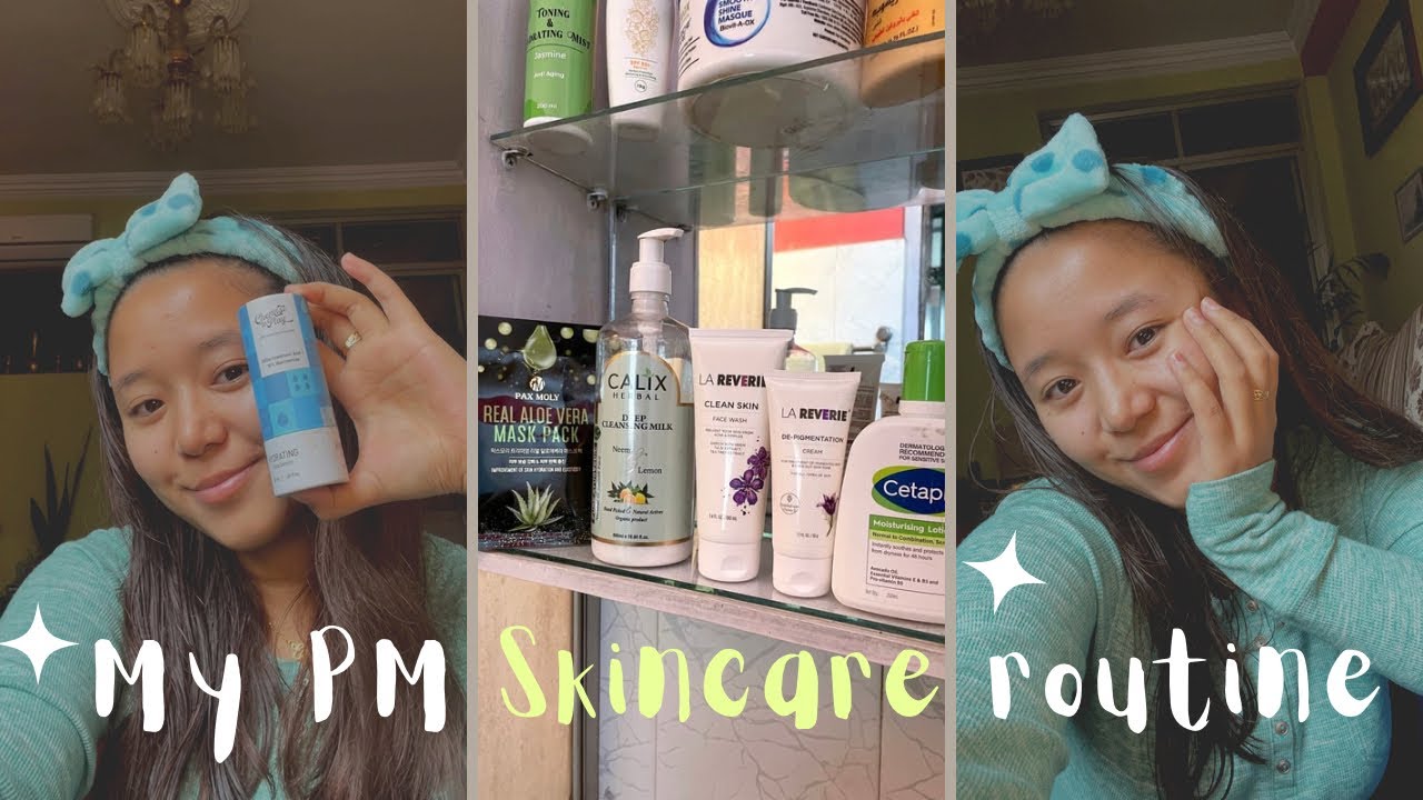 my PM skincare routine | BlendwithEsha - YouTube
