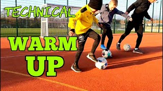 Technical Soccer Warm Up ☆ Техническая разминка с мячом ⚽️
