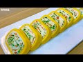 How To make Korean Egg Roll | Beautiful Rolled omelet