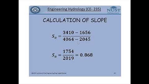 Hydrology Lecture 13 Analysis of Precipitation data, double mass curve analysis