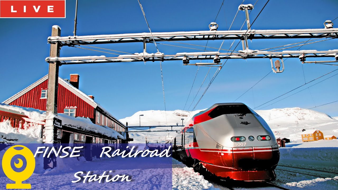 ❄️🅻🅸🆅🅴❄️FINSE Railway Station🚂Norway🚆Snow Storm🚄Blizzard Norge🥶Jernbanestasjon🌬️⛷️BergenLine to Oslo