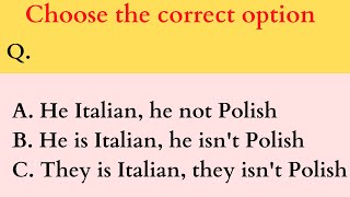 English Grammar Test  Elementary Level [2]