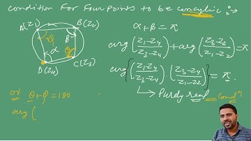 Complex Number | Condition for four points to be Concyclic | IITJEE Mathematics | Gautam sir