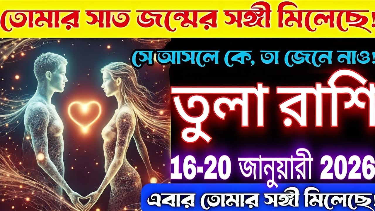 তুলা রাশির জীবনে সাত জন্মের সঙ্গী মিলেছে, ১৬-১৭ জানুয়ারিতে প্রেম ও ভাগ্য একসাথে বদলে যাবে?
