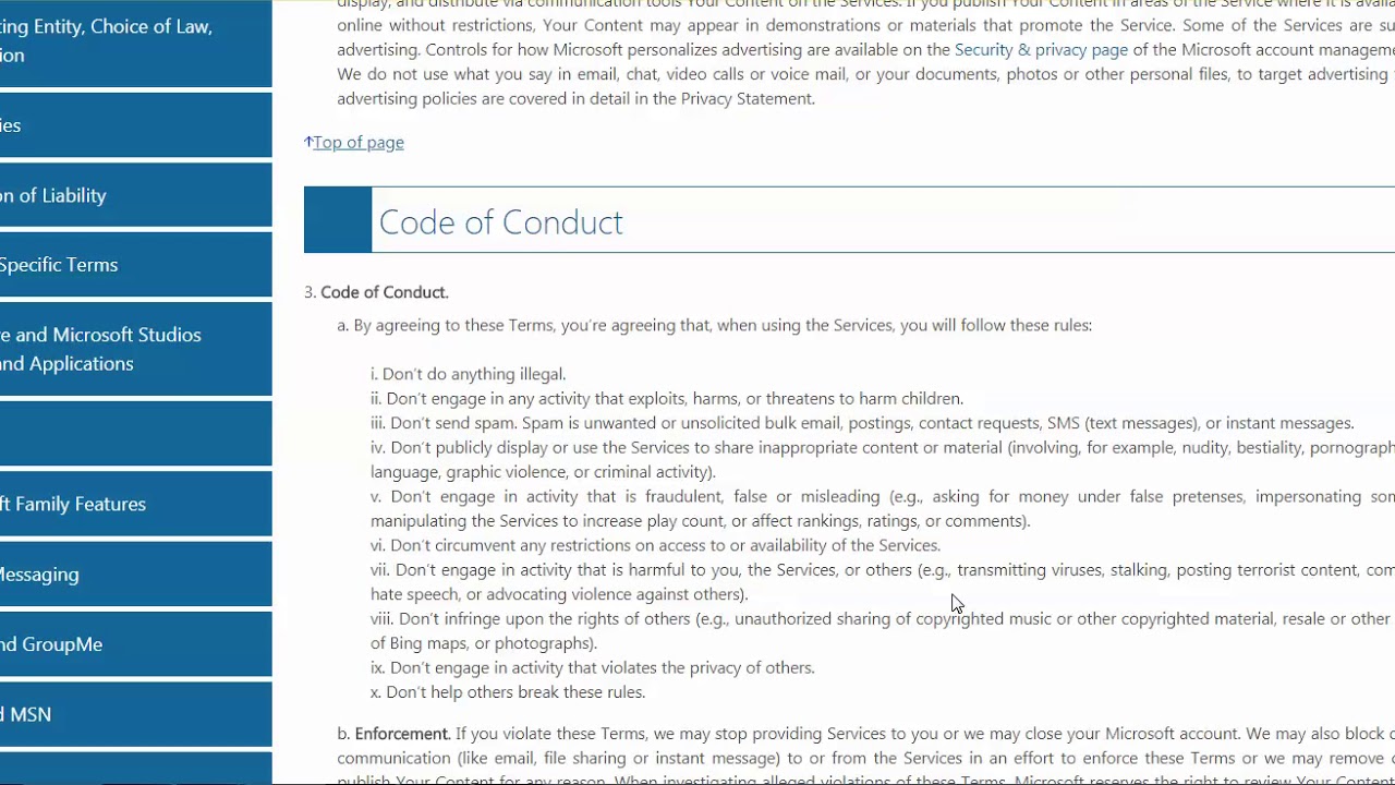 service agreement