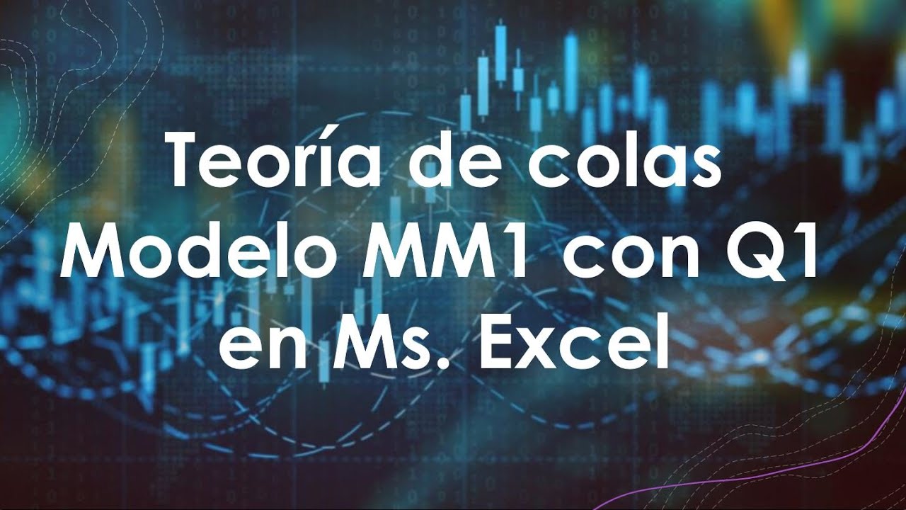 TEORÍA DE COLAS | MODELO M/M/1 CON Q1 EN MS. EXCEL - YouTube