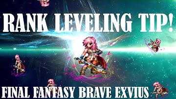 [FFBE Global] My 6 Star Lightning Status and Rank Leveling Tips!