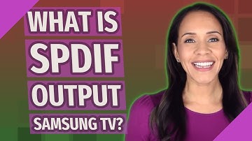 What is Spdif output Samsung TV?