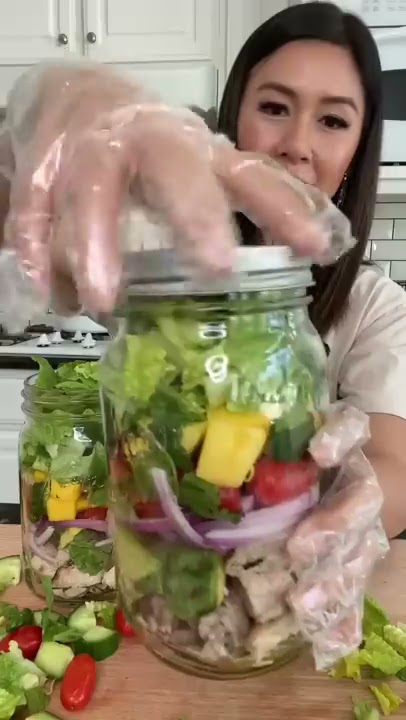 How To: Mason Jar Salads - Eat.Drink.Pure