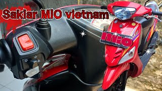 Tutorial on installing and reviewing the Mio Vietnam PNP switch for Mio Sporty, Mio Smile, Mio So...