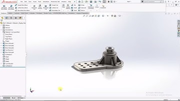 solidworks tutorial.convert 2d sketch into 3d model
