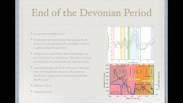 Oral Presentation 4 - Devonian Extinction